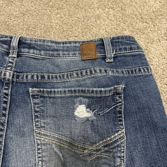 BKE Denim Payton Bootcut Jeans Womens 33R Blue Wash Y2K Western - Picture 4 of 6